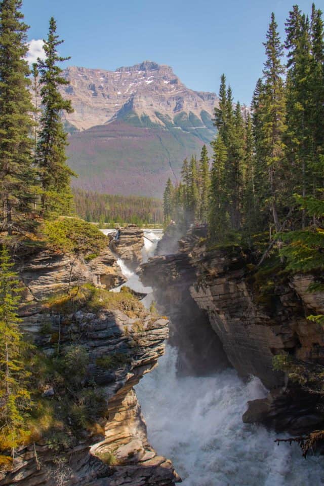 Athabasca Falls Jasper Icefields Parkway