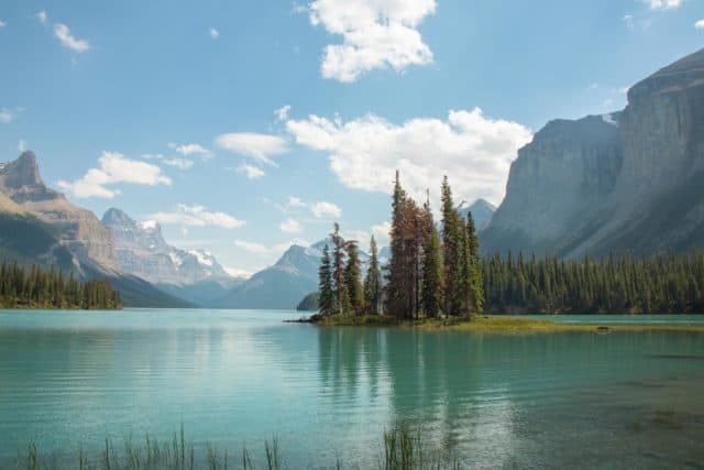 Spirit Island Maligne Lake Jasper National Park