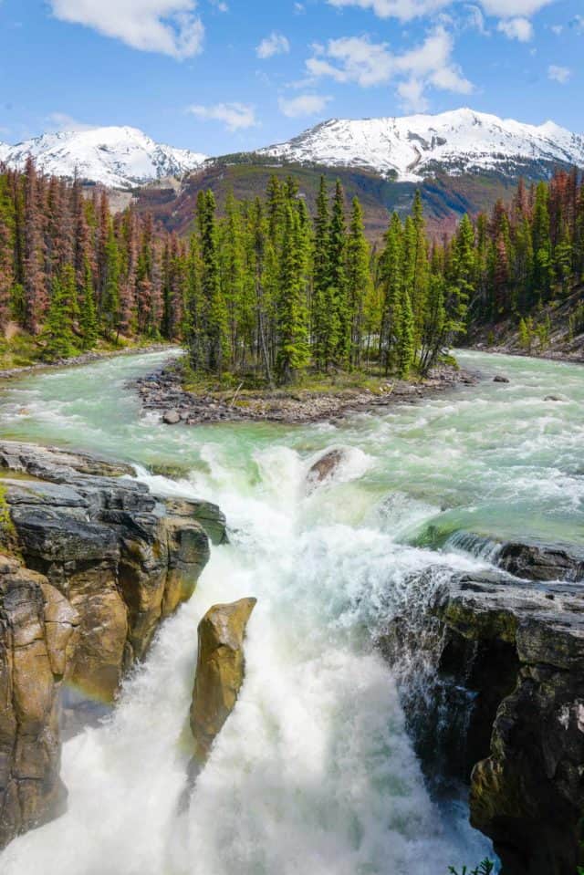 Sunwapta Falls Icefields Parkway Jasper National Park