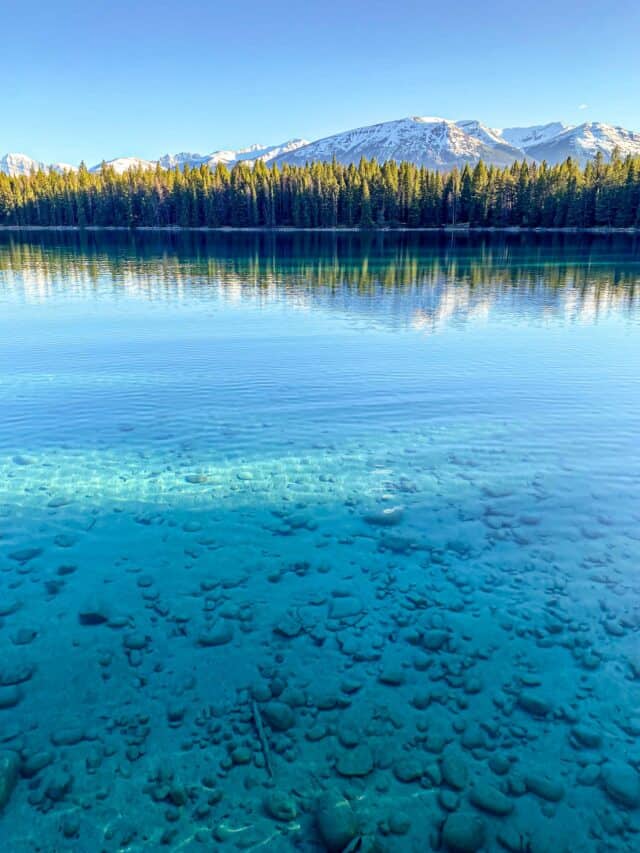 Lake Annette Summer in Jasper National Park