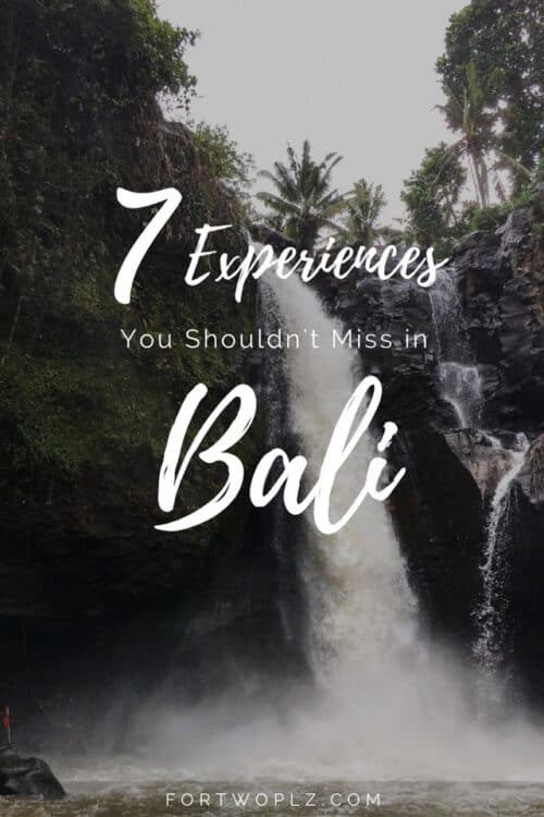 Bali has so much to offer. Here's list of unforgettable experiences that you must pen down on your checklist for a perfect Bali getaway!