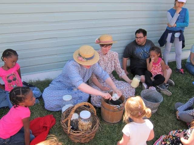 ice cream making heritage park calgary