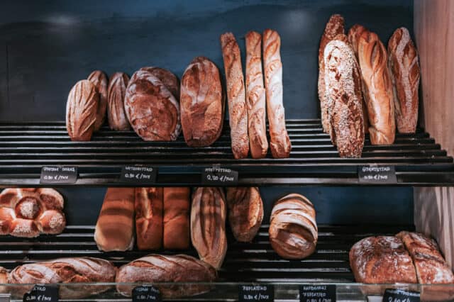 different types of bread