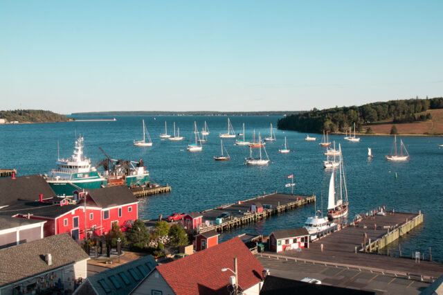 Lunenburg waterfront Nova Scotia