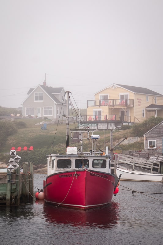 fish village at peggy's cove