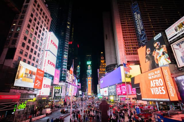 NYC Time Square at night