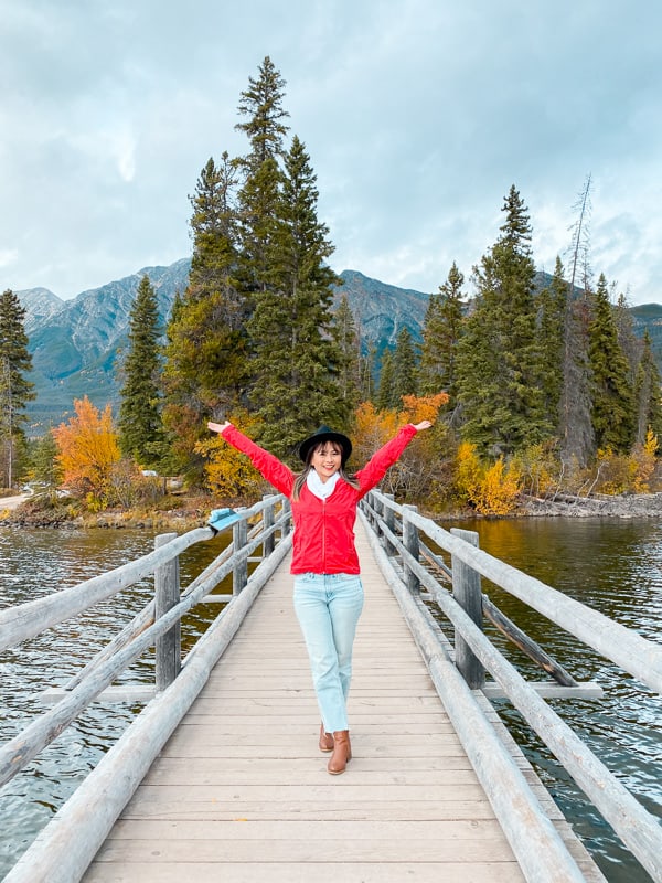 jasper national park pyramid island