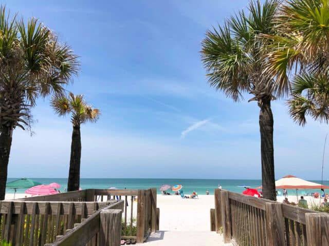 bradenton beach on anna maria island, florida