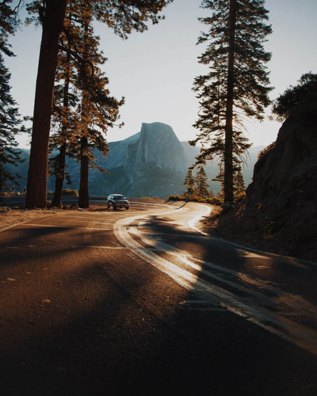 driving car in california