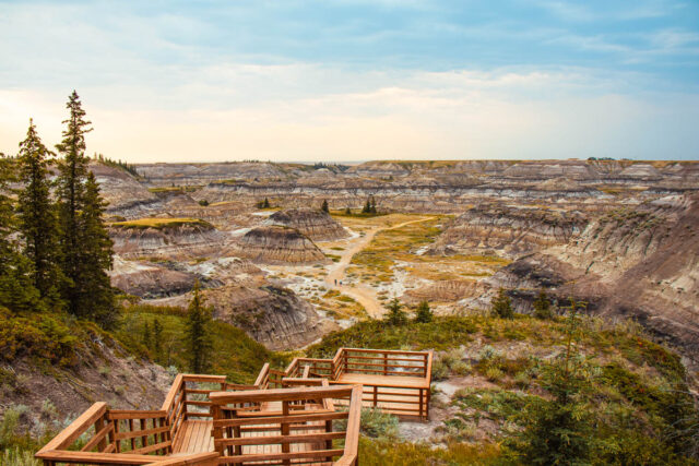 horseshoe canyon drumheller alberta canada