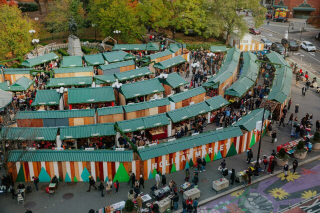 union square christmas market nyc manhattan