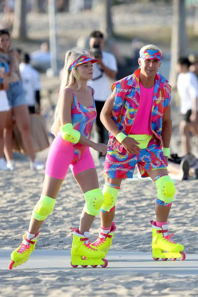 Barbie Roller Blades on Venice Beach, Los Angeles