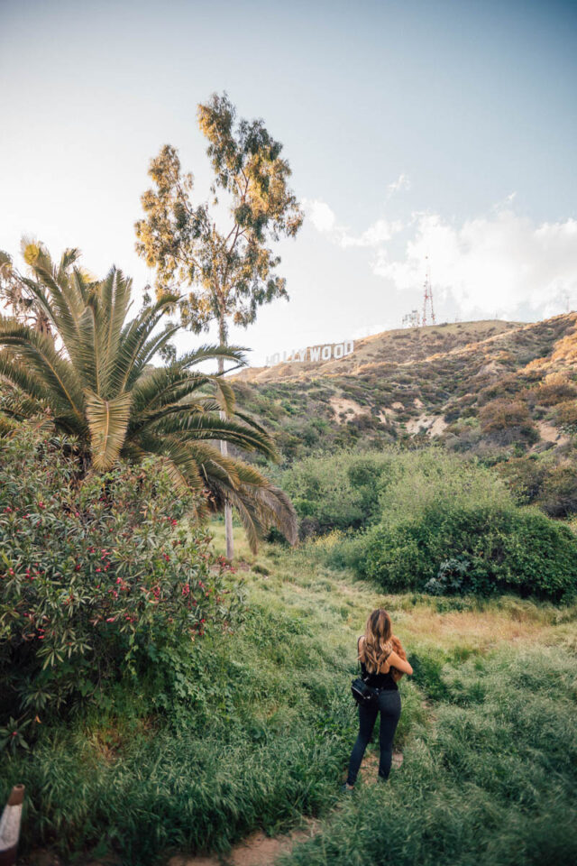 Add hiking to hollywood sign on your LA 2-day itinerary