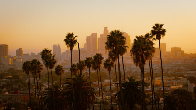 Los Angeles city skyline