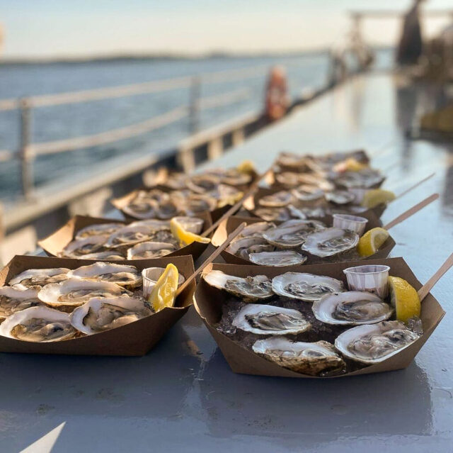Oyster Cruise in Casco Bay, one of the top Maine Foodie Tours